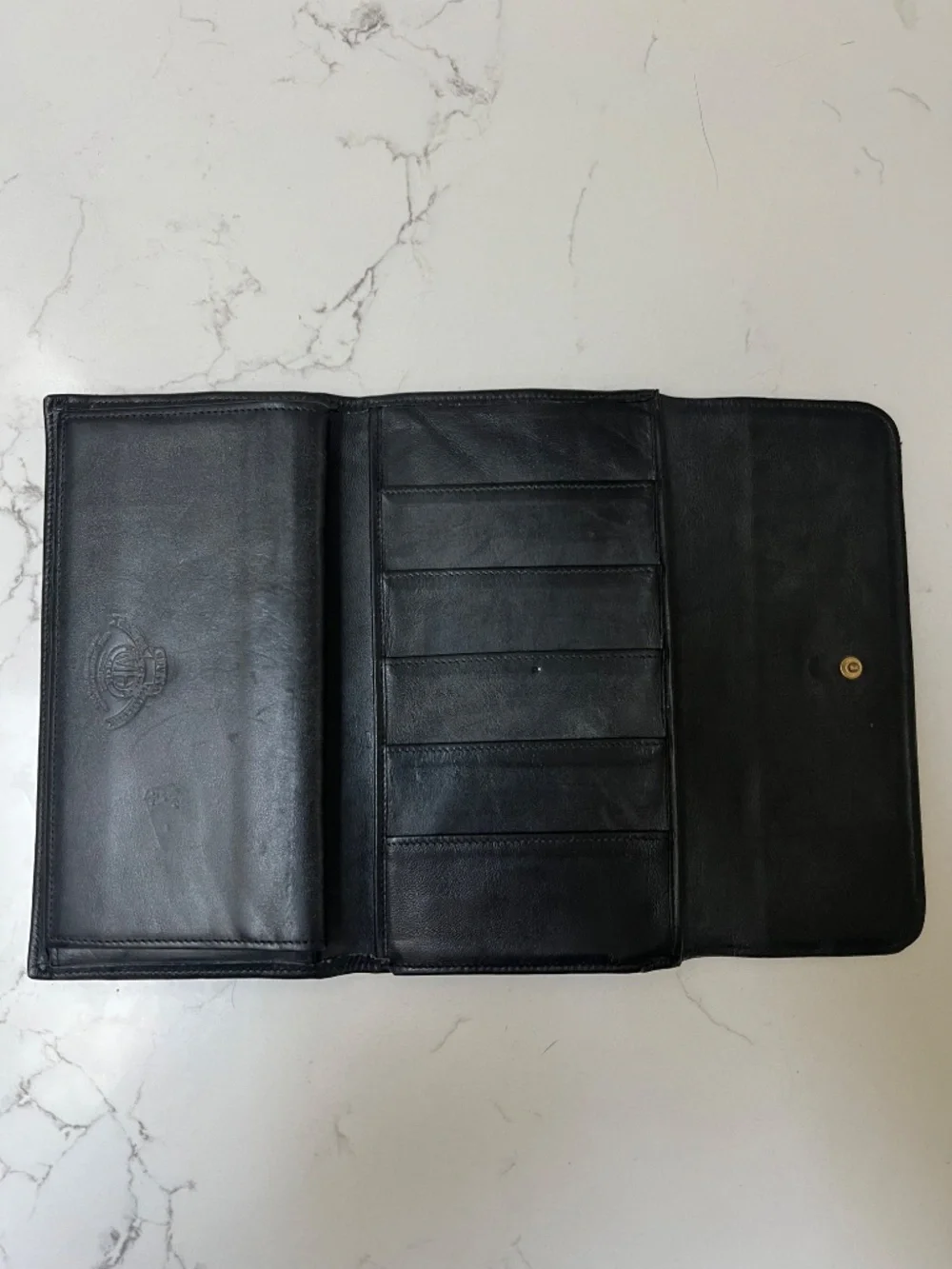 Vintage Ghurka Black Leather Wallet – Gently Used